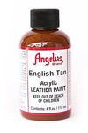Angelus Brand Acrylic Leather Paint Waterproof English Tan - 4.OZ. Fixed Price $14.98.