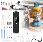 Kit For Nails With Compressor, 2*AIRBRUSHES, 28/38/48PSI High Pressure,. Fixed Price $23.79.