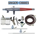 Paasche Airbrush PASVLS3AS VLS-3AS Double Action W/ .55, .75 & 1.05MM Heads Hh. Fixed Price $169.00.
