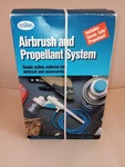 Vintage Testors Airbrush & Propellant System Model 8821 New Open Box Damaged. Fixed Price $29.00.