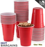 Disposable Red Party Cups American 12OZ And 16OZ Ping Pong Reusable Option. Fixed Price $80.65.