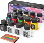 14 Original Colors Acrylic Leather Paint Kit For Shoes Sneaker Couches Bags New. Fixed Price $25.21.