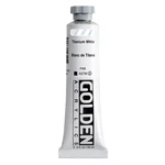 Heavy Body Acrylics By Golden, Titanium White, 2 Fl. Oz. Tube, Professional A.... Fixed Price $19.43.