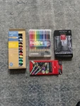 Pack Of 4 Supplies: Oil Paint Tubes, Faber Castell, Arteza. Fixed Price $17.50.