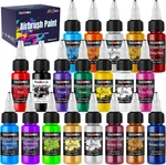 Fansarriche Paint, 20 Colors Acrylic Kit, Water-based,. Fixed Price $24.17.