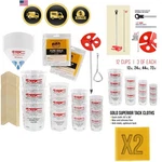 Paint Mixing Cups Kit 12 Graduated Plastic Strainers Sticks Tools. Fixed Price $47.51.