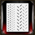 Diamond Airbrush Stencil Template Airsick. Fixed Price $14.99.
