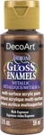 Decoart Americana Gloss Enamels Acrylic Paint 2OZ-RICH Espresso. Fixed Price $8.69.