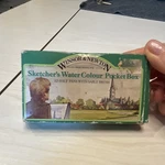 Winsor & Newton Sketcher's Water Colour Pocket Box Set 12 Half Pans Sable Brush. Fixed Price $29.95.
