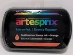 Artesprix Iron-on-ink Sublimation Stamp Orange. Fixed Price $8.99.