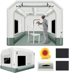 Gorillaspro Inflatable Spray Booth 13X10X8FT With 550W Blower &air Filter System. Fixed Price $299.98.