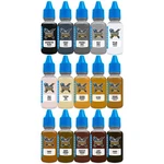 Huge Miniatures Airbrush Acrylic Paint Bundle, 17ML Natural Tones 15 Colors. Fixed Price $62.99.