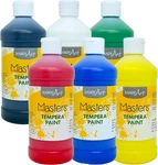 Little Masters Tempera Paint, 16 Oz Bottles, Set Of Colors, Bright & Mixable,. Fixed Price $48.85.