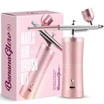 Nail Airbrush Kit With Compressor - 48PSI Rechargeable Cordless Professional .... Fixed Price $47.92.