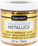 Decoart Americana Decor Metallics 24K Gold Paint 8OZ Acrylic. Fixed Price $16.99.