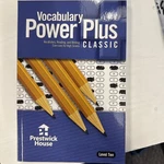 Vocabulary Power Plus Classic - Level 10 By Daniel A. Reed. Fixed Price $5.25.