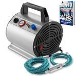 Pointzero 1/6 Hp Airbrush Compressor W/ Internal Tank And Ft. Hose. Fixed Price $57.99.