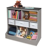 Badger Combo Bin Wood Toy Storage Organizer With Three Baskets 8.6 Cu Ft.. Fixed Price $149.13.