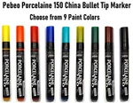 Pebeo Porcelaine 150 Bullet Point China Paint Marker, Choose Colors. Fixed Price $11.17.