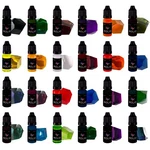 Rolio Resin Liquid Pigment Transparent Colors - 24 Vibrant 0.33 OZ/10 Ml. Fixed Price $17.99.