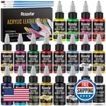 Roizefar Acrylic Leather Paint, Ultimate All-in-one 20 X 30ML Kit With Deglazer. Fixed Price $39.93.