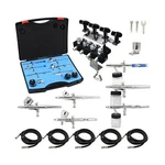 Ophir 6 Pcs Dual-action With 4-AIRBRUSH Holders Set 0.2MM 0.3MM 0.35.... Fixed Price $176.26.