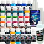 Createx 30 Transparent Colors Set 2OZ Airbrush Paint Opaque. Fixed Price $139.99.