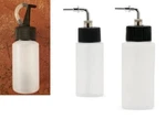 Iwata 1, 1S, I-4702S Plastic Bottles 1OZ 2OZ Side Feed All Solvents. Fixed Price $30.00.