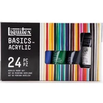 Liquitex Basics Acrylics 24-COLOR Set. Fixed Price $63.99.