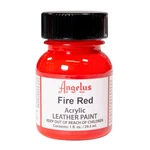 Acrylic Leather Paint 1 Fl Oz Fire Red Shoes Bags Jackets Craft Supplies. Fixed Price $17.67.