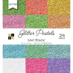 Glitter Pastels Mat Stack Printed Cardstock Pad Dcwv 6"X6" 24 Shts PS-006-00119. Fixed Price $9.00.