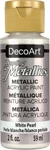 Decoart Dazzling Metallics Acrylic Paint 2OZ-WHITE Pearl. Fixed Price $8.79.