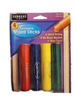 Sargent Art 4236 Tempera Paint Stick Blister Pack Red Blue Yellow Green. Fixed Price $6.85.
