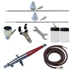 VL-3AS Paasche Double Action Siphon Feed Airbrush W/3 Heads. Fixed Price $101.38.