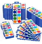 Shuttle Art School & Office Watercolor Paint Set Huge 60 Pack 12 Colors New. Fixed Price $23.61.