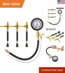 High-quality Fuel Pressure Tester Kit 0-100 Psi Ideal For Engine Diagnostics. Fixed Price $49.99.