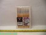 Kiason 10 Pcs Minature Paint Brushes Figurine-wood Set. Fixed Price $13.98.