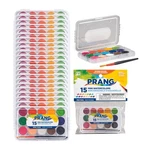 Prang Mini Watercolor Paint Sets, (bulk Pack Of 24) Palette Tray And Brush, 1.... Fixed Price $49.07.