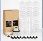 Inokraft Disposable Paint Spray Gun Hvlp And Lvlp Mini 6 Oz Kit W 50 Cups. Fixed Price $39.87.