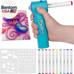 Color Airbrush Marker Kit For Kids, Cordless And Rechargeable Set. Fixed Price $72.79.