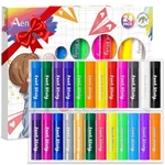 Aen Art Paint Sticks, 24 Colors Solid Tempera For Kids, Quick Dr.... Fixed Price $17.44.