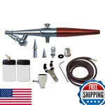Paasche Airbrush H-3MH Set Anodized Aluminum Handle. Includes .45 .65. Fixed Price $155.43.