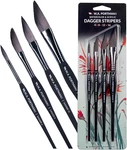 Portman Dagger Watercolor Paint Brushes Professional 4PC Set - 100% Vegan, Cr. Fixed Price $32.85.