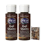 Decoart Americana Walnut Gel Stain - Pack 2OZ Water Based Wood. Fixed Price $13.99.