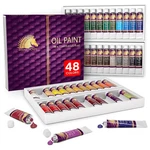 Myartscape Oil Paint Set - 12ML X 48 Tubes Lightfast Heavy Body Highly Pig. Fixed Price $51.21.