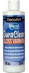Decoart Duraclear Poly Gloss Varnish Finish 8 Oz. Fixed Price $14.95.