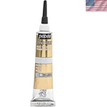 Pebeo Vitrail, Cerne Relief Dimensional Paint, 20 Ml Tube With Nozzle - Rich Gol. Fixed Price $12.55.
