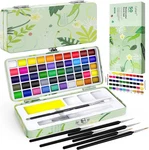 Paint Set, 50 Colors Portable Travel Palette Kit With Det. Fixed Price $31.13.