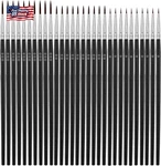 Anezus Tiny Detail Paint Brushes 30 Pcs Fine Set With Size #0#00. Fixed Price $10.17.