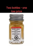 Two Testors Paint Honey Gloss Enamel 1/4OZ Jar Plastic Model Car TES1119. Fixed Price $12.99.